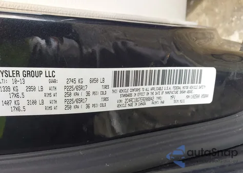 2014 Chrysler Town & Country Touring from USA, damaged, VIN 2C4RC1BG7ER208842